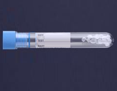 5ml Test tube 13x75mm cylindrical with Granules- box 1.000 uni